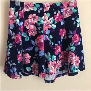 Floral Skater Skirt